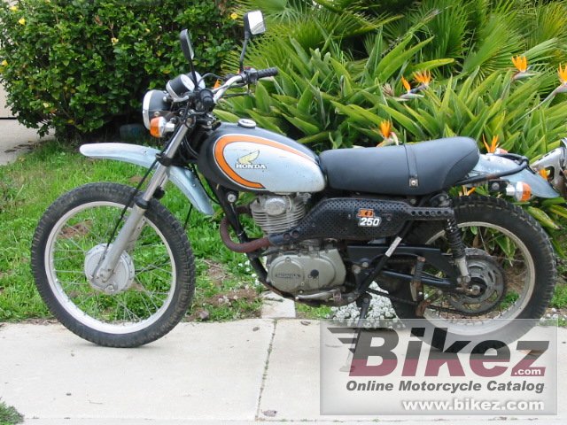 Big nymous user. xl 250 picture and wallpaper from Bikez.com